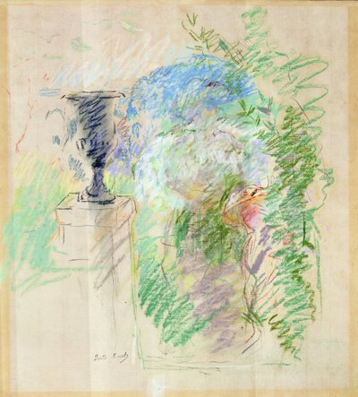 Vase in a Garden by Berthe Morisot